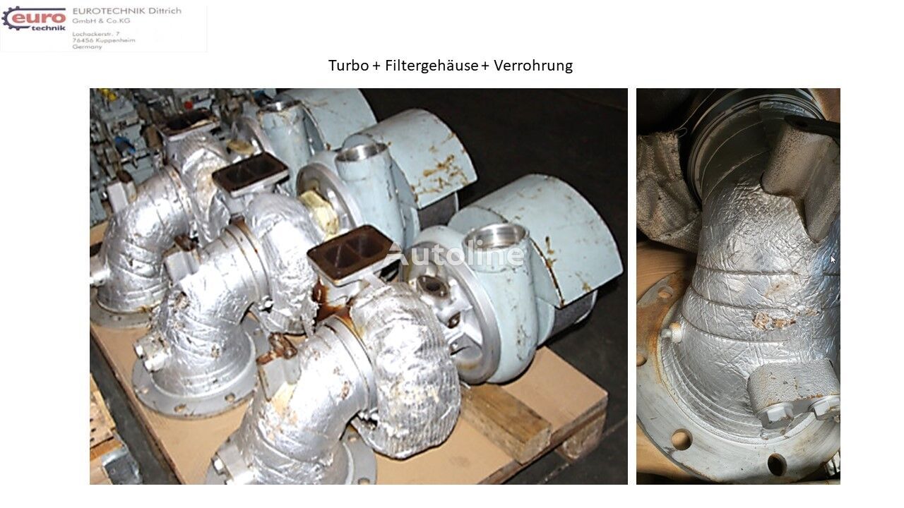 Mitsubishi TD15-50B 49127-01000 motor turbofeltöltő Mitsubishi Schiffsmotor/Stromagregat haszongépjármű-hoz