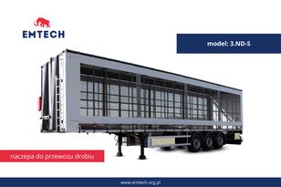 új Emtech SERIA ND, MODEL: 3.ND-S baromfi szállító félpótkocsi