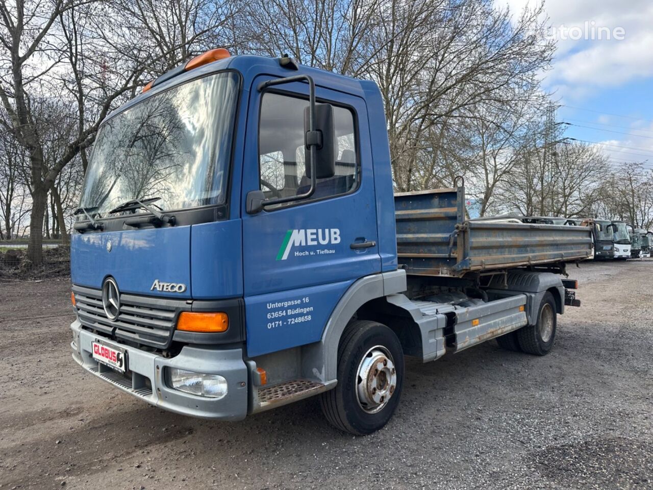 Mercedes-Benz Atego O818  billenős teherautó