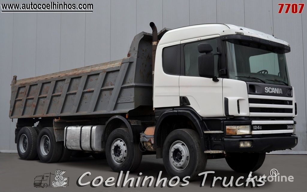 Scania 124C 360  billenős teherautó