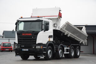Scania G450 / 8x4 / 2015r. / Retarder / Hydroburta / Niski przebieg / D billenős teherautó