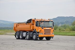 sérült Scania P360 8x4 tipper billenős teherautó