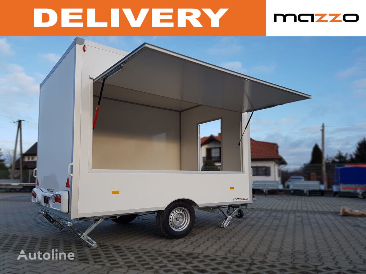 új Niewiadów H13301H 3x2.03x2.3m Mobile catering trailer street Verkaufsanhän elárusító pótkocsi
