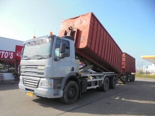 GINAF X 3232 S +BULTHUIS + VDL CONTAINERBAKKEN emelőhorgos teherautó