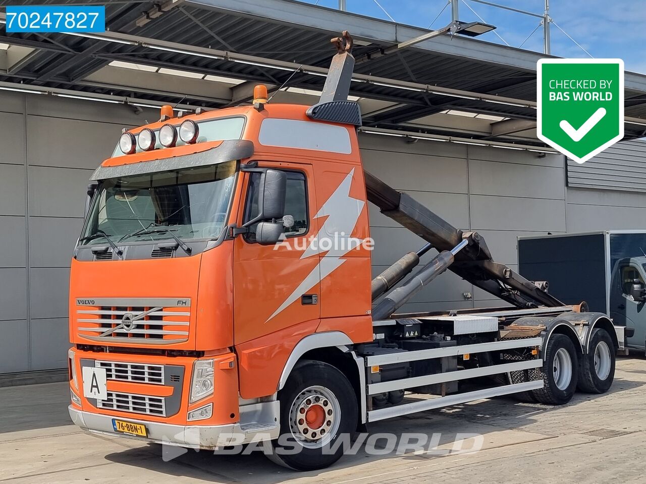 Volvo FH 500 6X2 VEB+ 25T Navi LED Liftachse Euro 5 emelőhorgos teherautó