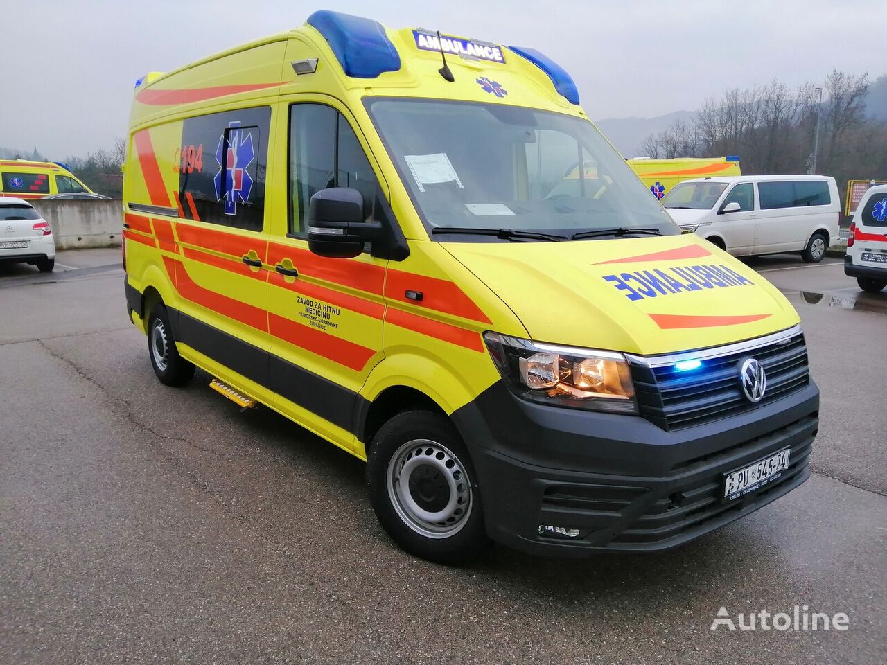 új Volkswagen Crafter mentő