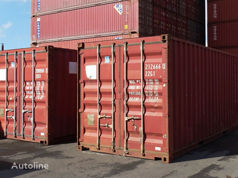 20 Fuß Seecontainer Lagercontainer Materialcontainer Baustellenc Standart 20 lábas konténer