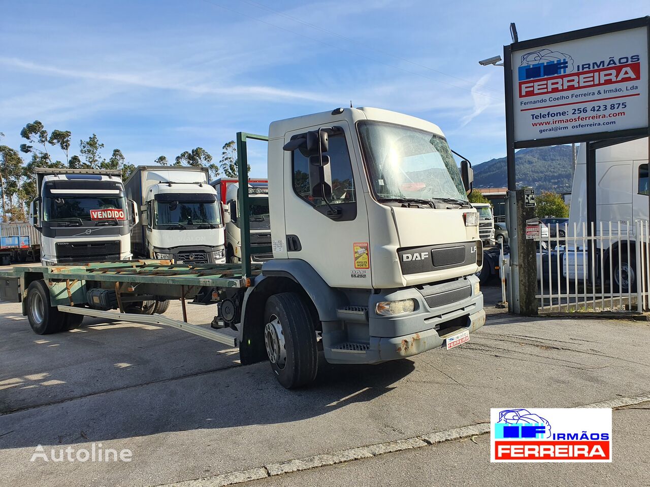 DAF LF 55 250  konténer teherautó