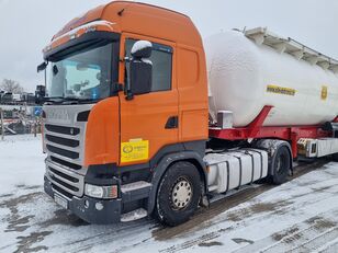 Scania 2x STUCK SCANIA R-410 EURO 6 MIT SILO KOMPRESSOR GHH nyergesvontató