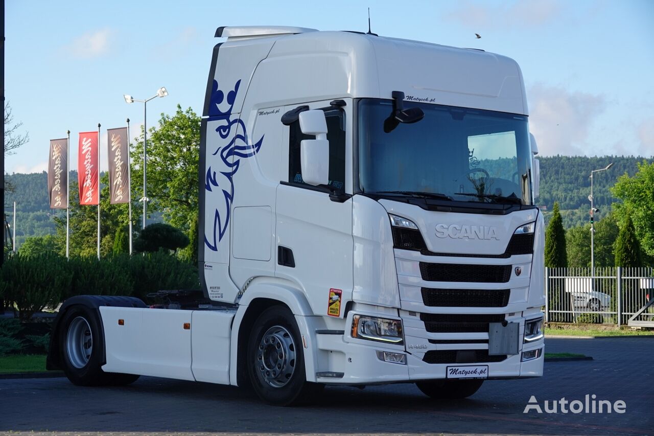 Scania R 450 / RETARDER / HYDRAULIKA / 2018 / SPROWADZONA / nyergesvontató