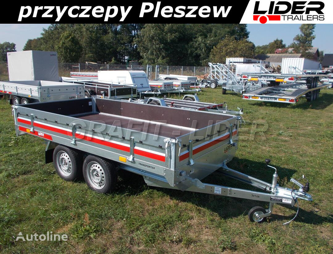 új Temared  TM-241 przyczepa 304x153x30cm, Transporter 3015/2, uniwersalna, platós pótkocsi