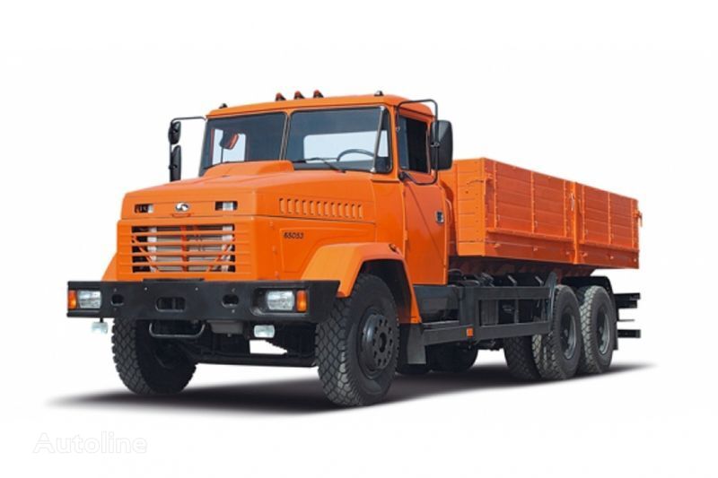 új KrAZ 65053 platós teherautó