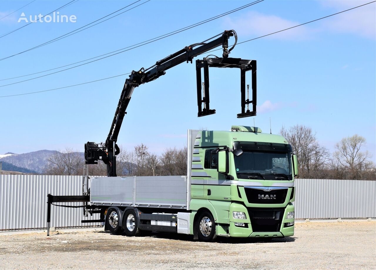 MAN TGX 26.440  platós teherautó