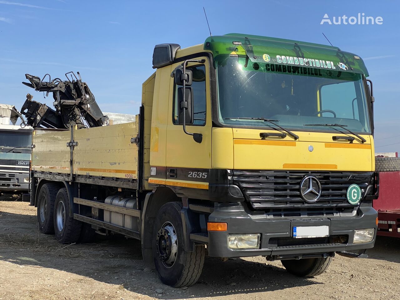 Mercedes-Benz Actros MP1  platós teherautó