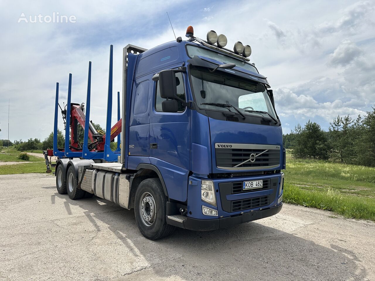 Volvo FH 540  rönkszállító teherautó