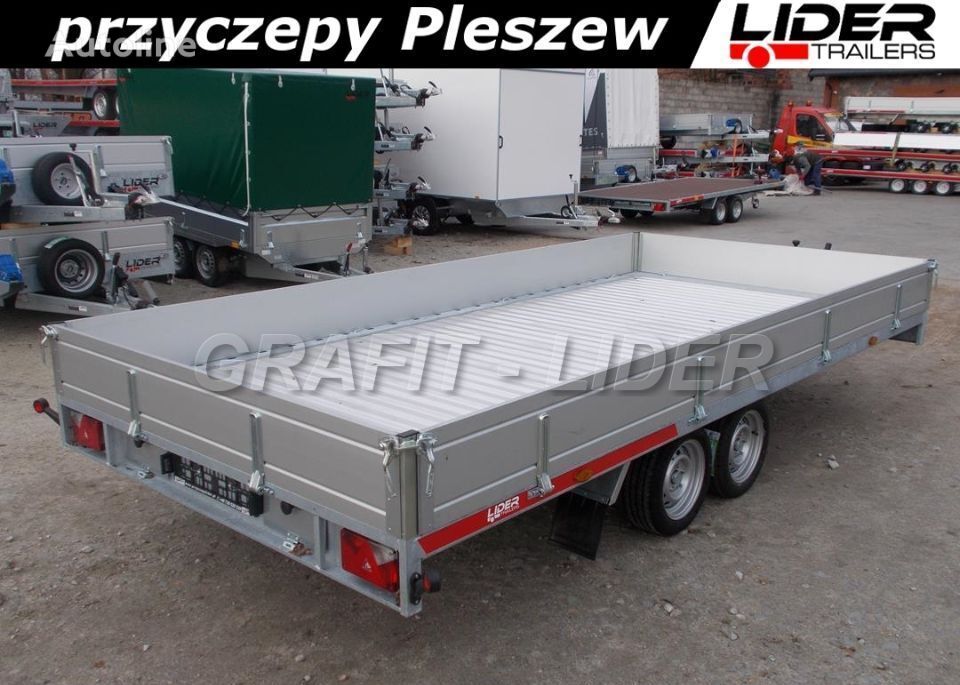 új Temared TM-191 przyczepa 454x216x30cm, Carplatform 4521S 13" law személygépkocsi utánfutó