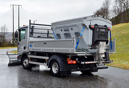 új Hilltip IceStriker™ 1600-2600 truck bed salter and sander for 4.5-12 ton felszerelhető homokszóró