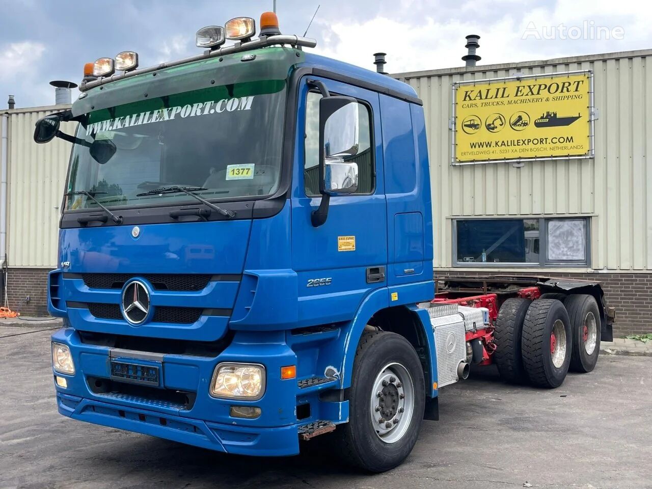 Mercedes-Benz Actros 2655 MP3 Heavy Duty Tractor Chassis 6x4 V8 EPS Big Axle R teherautó alváz