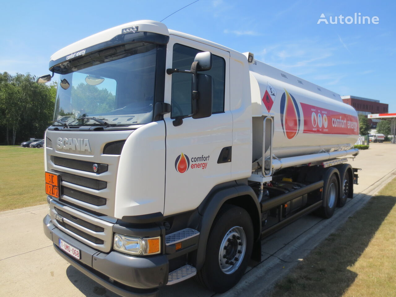 Scania G370 üzemanyagszállító teherautó